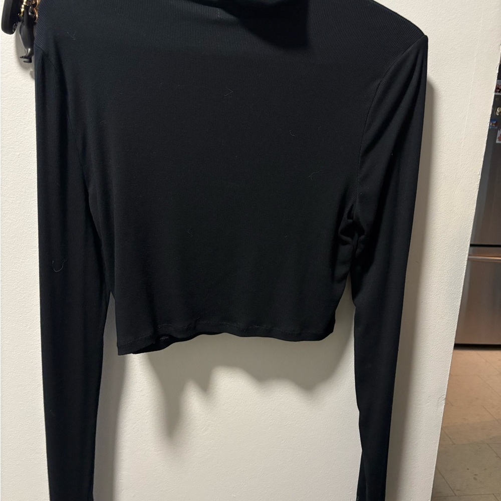 Sunday Best Black Long Sleeve Turtleneck